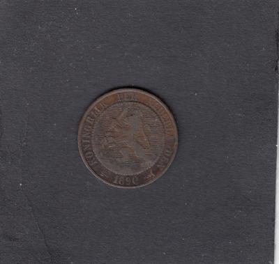 Beschrijving: 2 1/2 Cent WILHELMINA